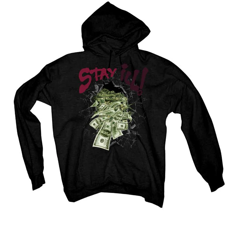 A Ma Maniére x Air Jordan 12 “Black” | illcurrency Black T-Shirt (Stay ill) - Image 3