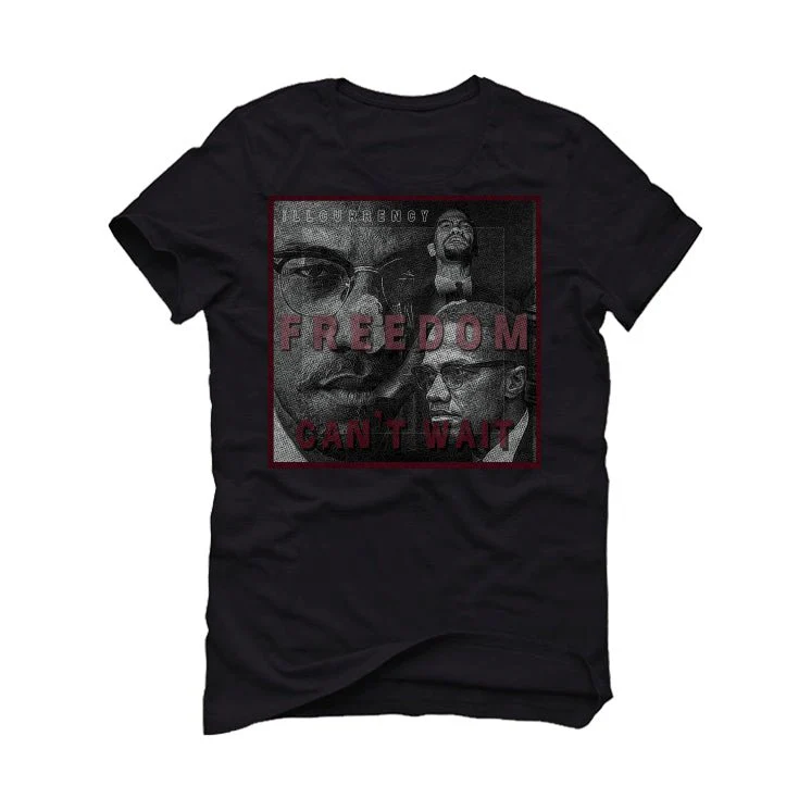 A Ma Maniére x Air Jordan 12 | illcurrency Black T-Shirt (FREEDOM) - Image 2