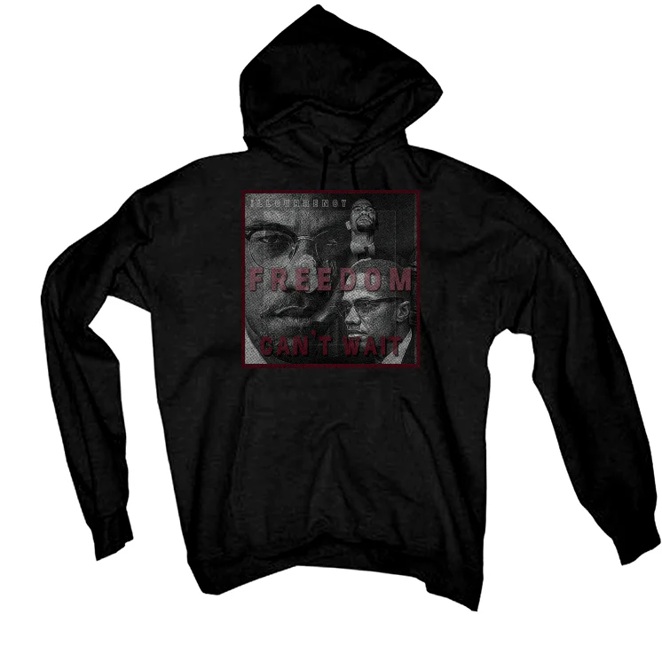 A Ma Maniére x Air Jordan 12 | illcurrency Black T-Shirt (FREEDOM) - Image 3