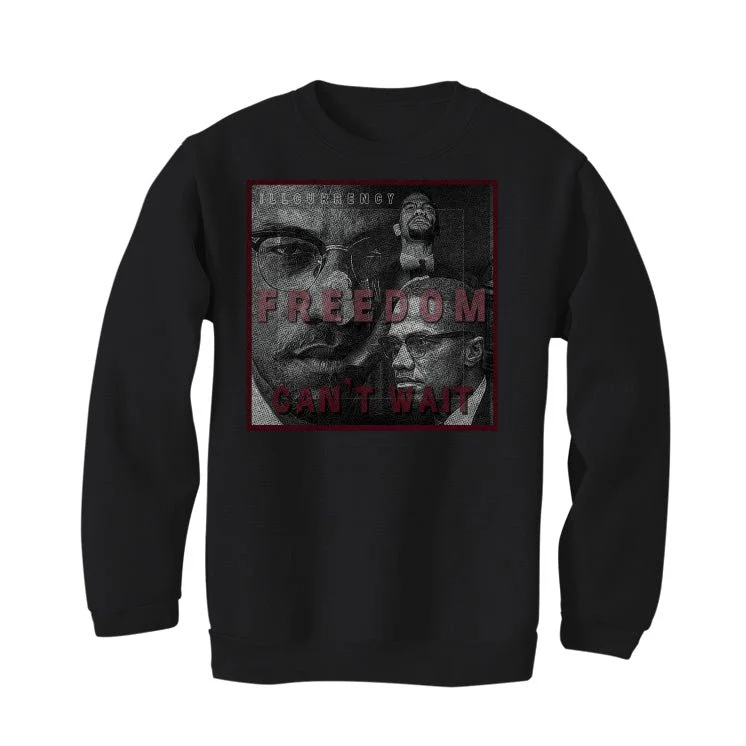 A Ma Maniére x Air Jordan 12 | illcurrency Black T-Shirt (FREEDOM) - Image 4