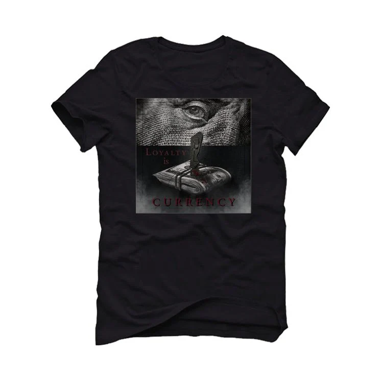 A Ma Maniére x Air Jordan 12 | illcurrency Black T-Shirt (LOYALTY IS CURRENCY) - Image 2