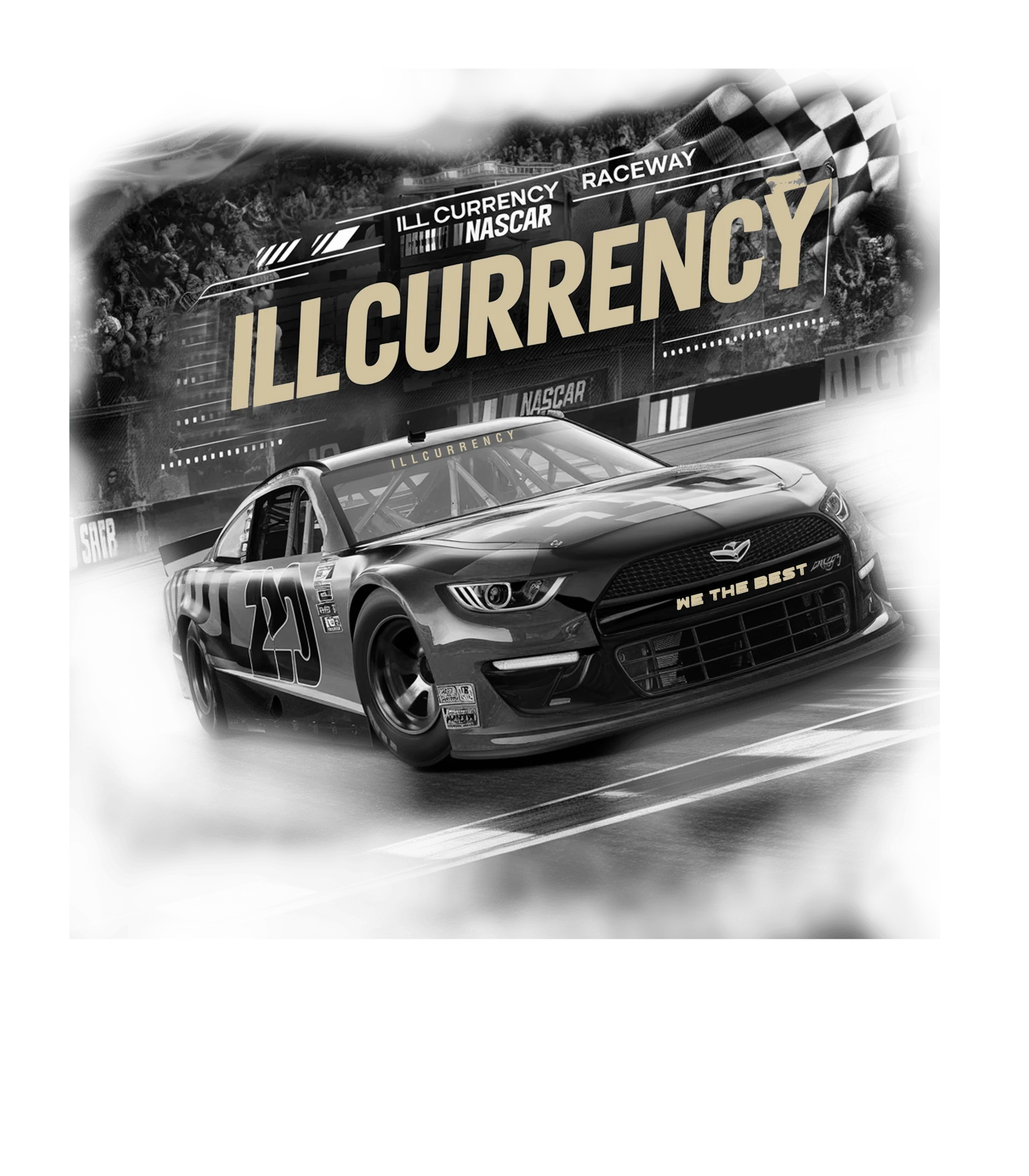 A Ma Maniere x Air Jordan 3 Black Black T-Shirt (Illcurrency Raceway remix)| illcurrency