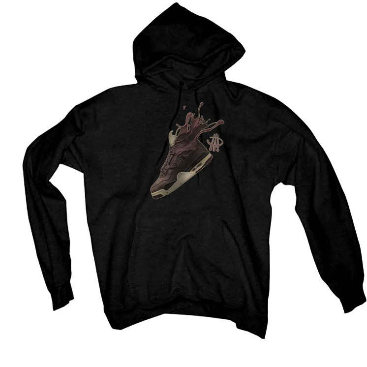 A Ma Maniere x Air Jordan 4 SP "Violet Ore" Black T-Shirt (SPLASH) - Image 3