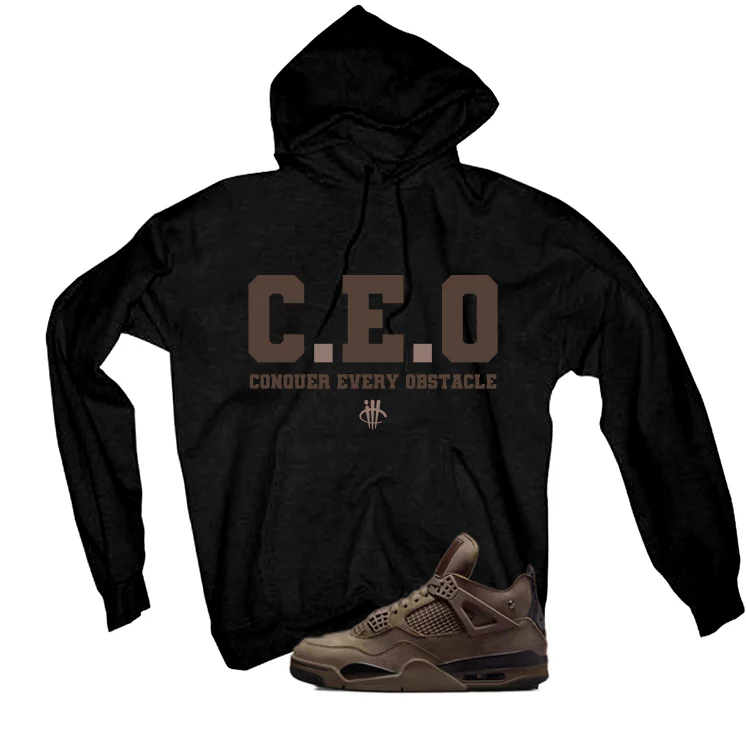A Ma Maniere x Air Jordan 4 Dark Mocha Matching T-Shirt, Sweatshirts & Hoodies Black T-Shirt (Ceo)| illcurrency - Image 3