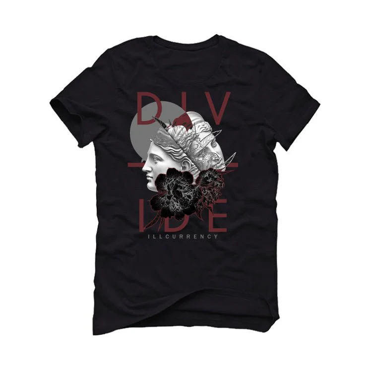 A Ma Maniére x Air Jordan 5 “Black” | illcurrency Black T-Shirt (Divide) - Image 2