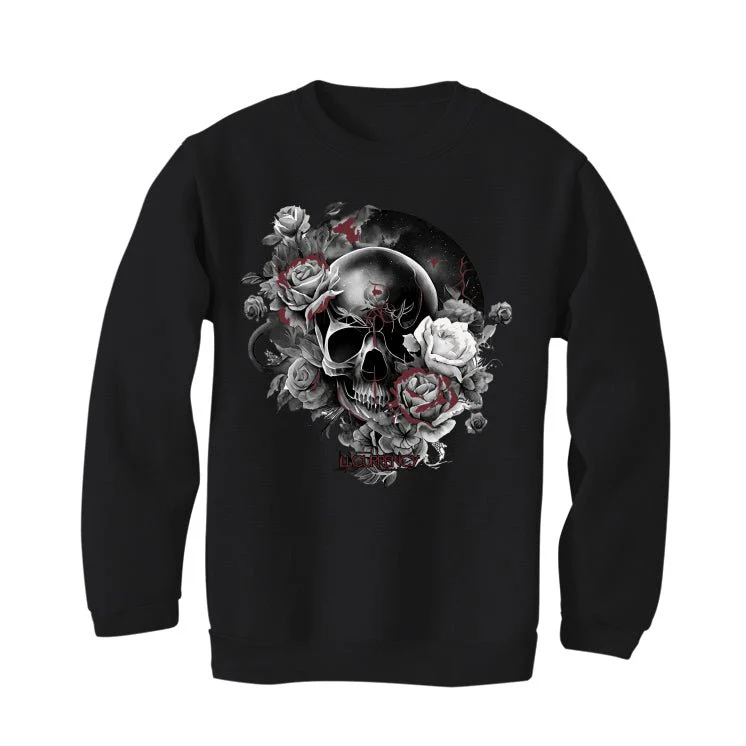 A Ma Maniére x Air Jordan 5 “Black” | illcurrency Black T-Shirt (Magical Rose) - Image 4