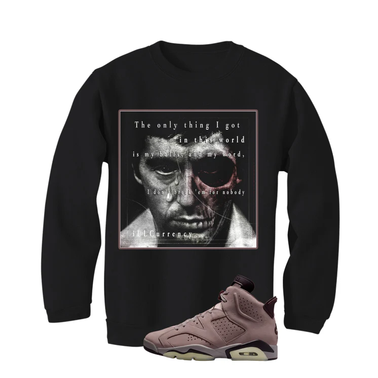 A Ma Maniere x Air Jordan 6 Built for This Matching T-Shirt, Sweatshirts & Hoodies Black T-Shirt (Only Thing I Got)| illcurrency - Image 4