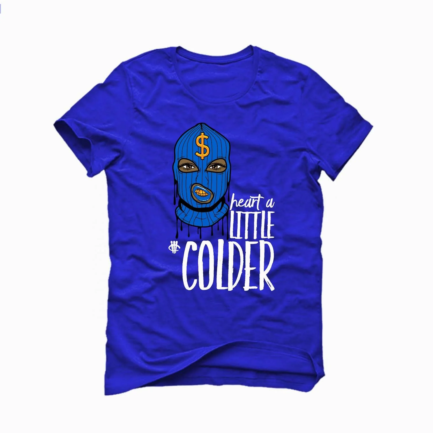 adidas Yeezy Boost 350 V2 “Dazzling Blue” Royal Blue T-Shirt (Heart a littler colder) - Image 2
