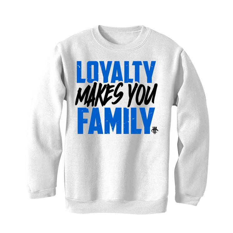 adidas Yeezy Boost 350 V2 “Dazzling Blue” White T-Shirt (LOYALTY) - Image 4