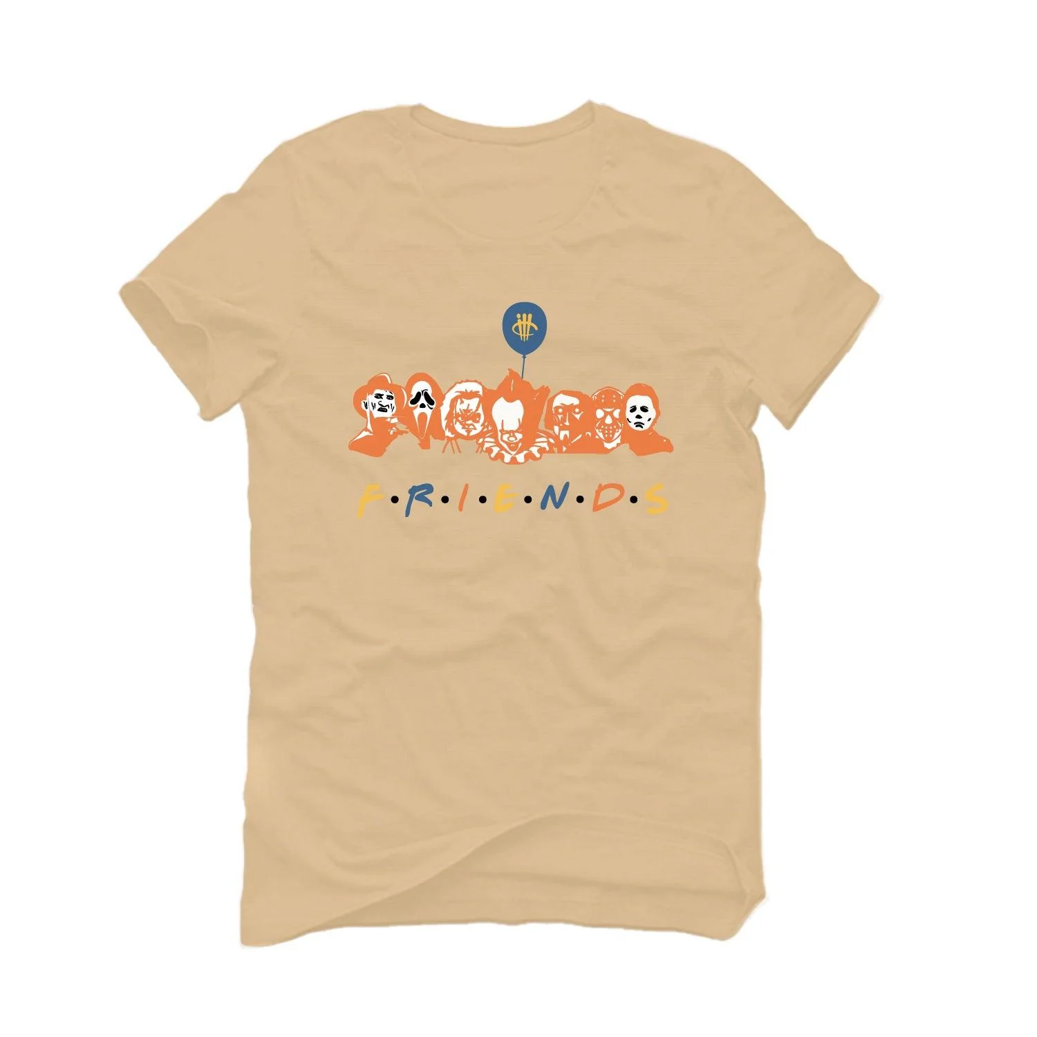 Adidas Yeezy Boost 350 V2 “MX Oat” Tan T-Shirt (Friends) - Image 2