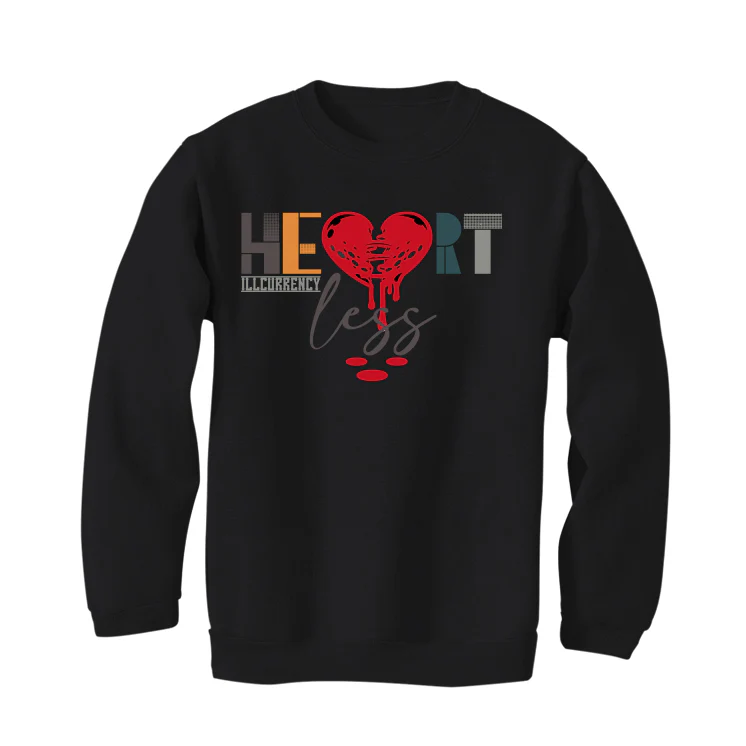 Adidas Yeezy Boost 700 “Hi-Res Red” | illcurrency Black T-Shirt (Heartless) - Image 4