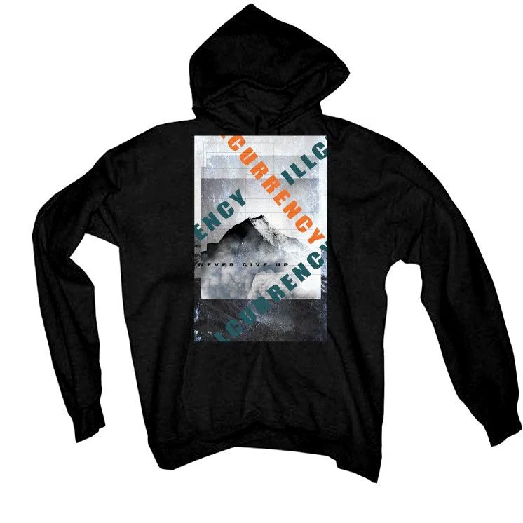 adidas Yeezy Boost 700 “Wash Orange” Black T-Shirt (NEVER GIVE UP) - Image 3