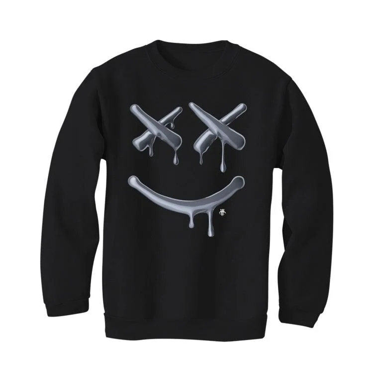 Air Foamposite One All-Over Swoosh Black Black T-Shirt (Happy Drip) - Image 3