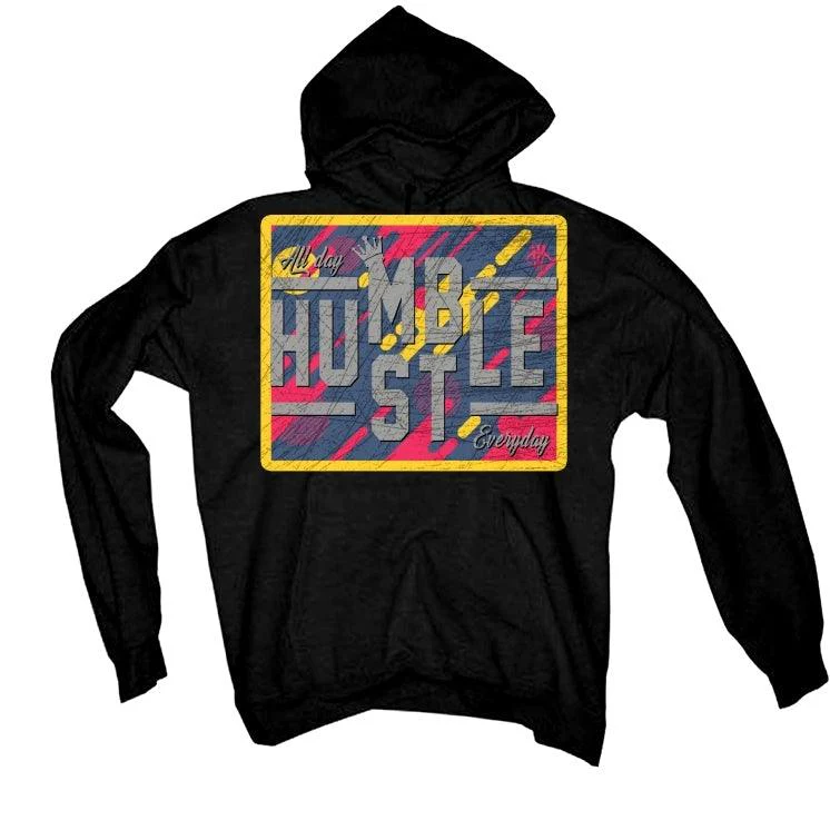 Air Jordan 1  (BIO HACK) 2020 Black T-Shirt (ALWAYS HUSTLE) - Image 2