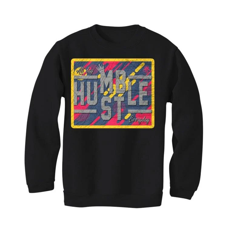 Air Jordan 1  (BIO HACK) 2020 Black T-Shirt (ALWAYS HUSTLE) - Image 3