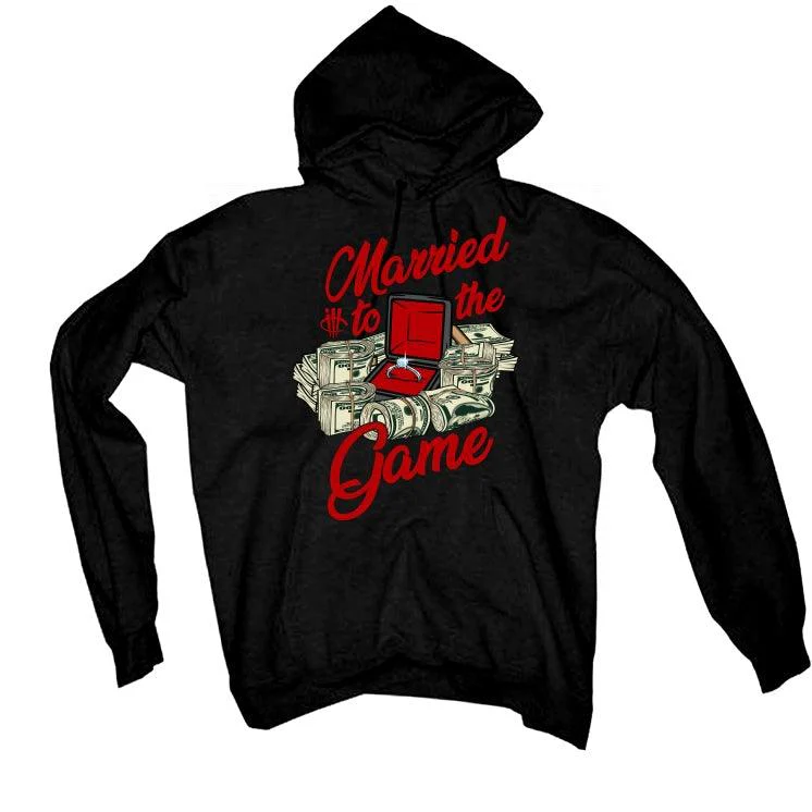 Air Jordan 1 “Bred Patent” Black T-Shirt (MARRIED TO THE GAME) - Image 3