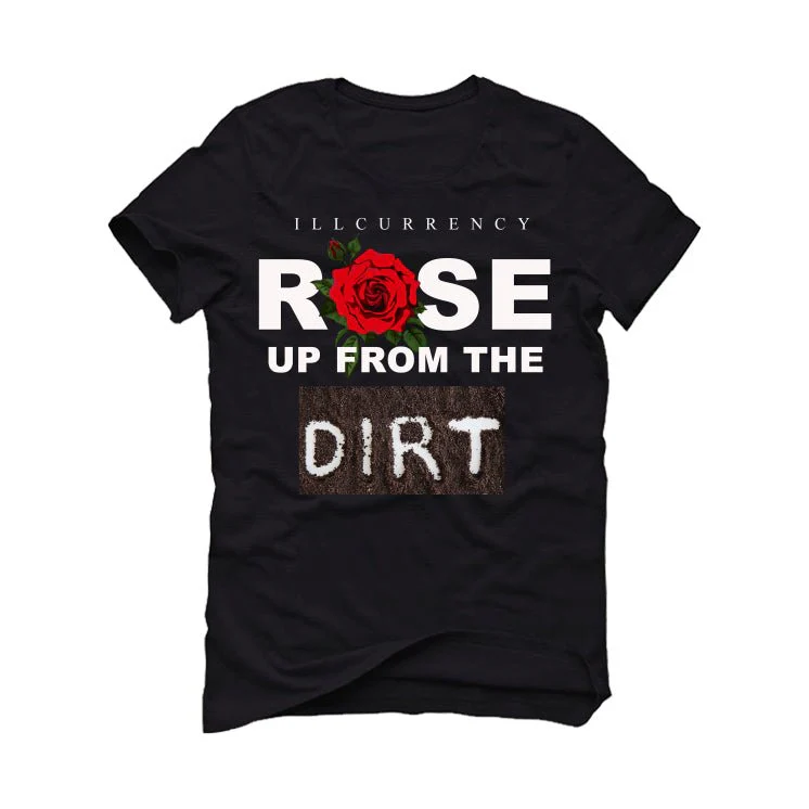 Air Jordan 1 Retro High '85 OG 'Black White' - Black T-Shirt (Rose up from the dirt) - Image 2