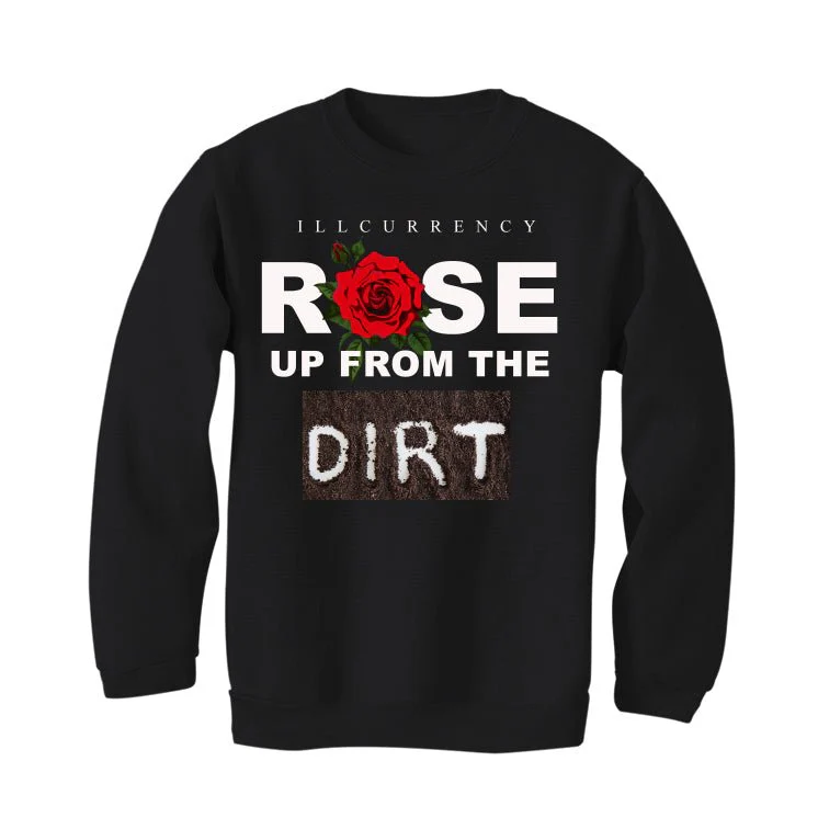 Air Jordan 1 Retro High '85 OG 'Black White' - Black T-Shirt (Rose up from the dirt) - Image 4