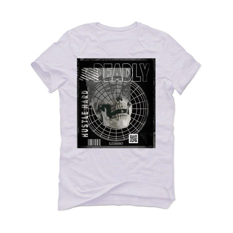 Air Jordan 1 High 85 Black White - White T-Shirt (DEADLY) - Image 2