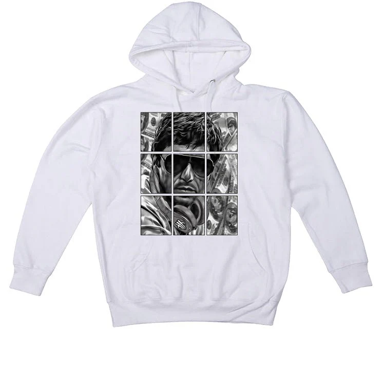 Air Jordan 1 High 85 Black White - White T-Shirt (PACINO) - Image 3