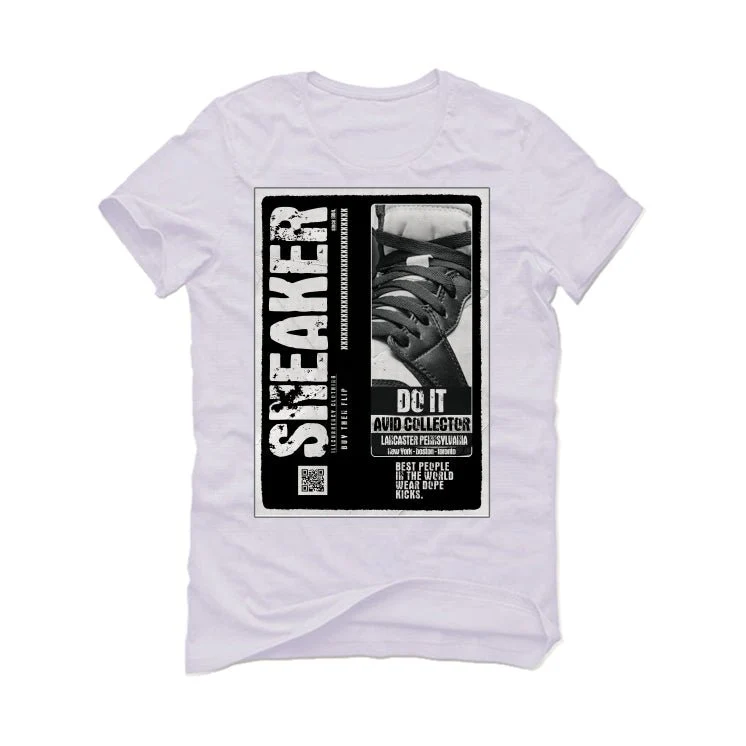 Air Jordan 1 High 85 Black White - White T-Shirt (SNEAKERS COLLECTOR) - Image 2