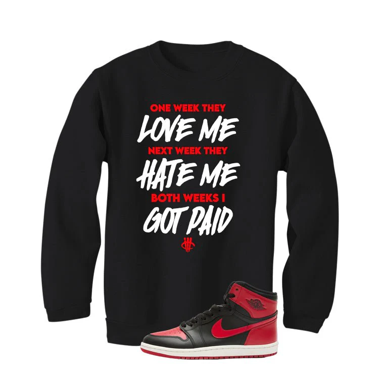 Air Jordan 1 High ’85 Bred Black T-Shirt (Paid)| illcurrency - Image 4