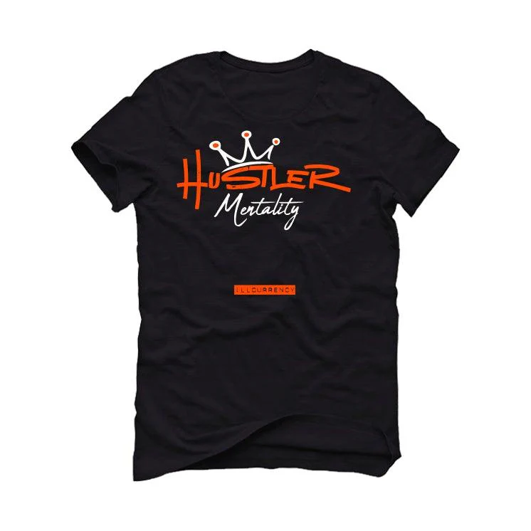 Air Jordan 1 High OG “Electro Orange” 2021 Black T-Shirt (Hustler Mentality) - Image 2