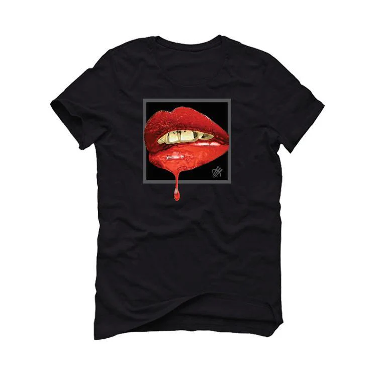 Air Jordan 1 High OG “Electro Orange” 2021 Black T-Shirt (LIPSTICK) - Image 2