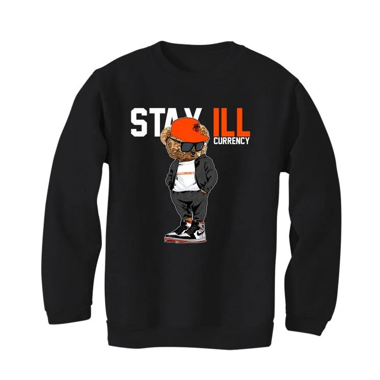 Air Jordan 1 High OG “Electro Orange” 2021 Black T-Shirt (Stay Ill) - Image 4