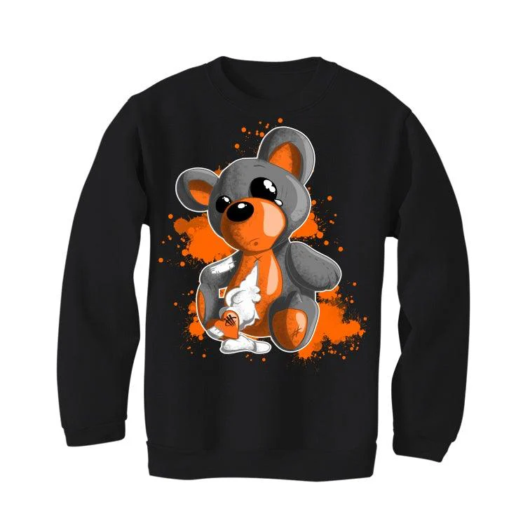 Air Jordan 1 High OG “Electro Orange” 2021 Black T-Shirt (Teddy bear) - Image 4