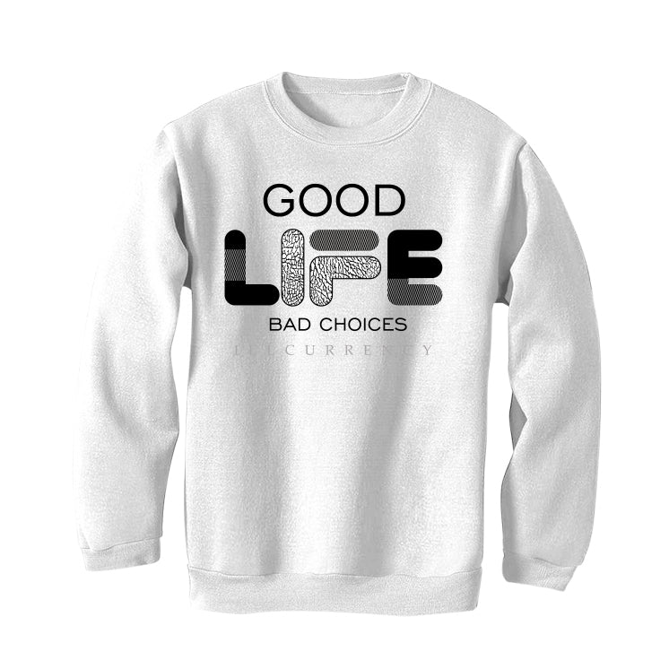 Air Jordan 1 High OG “Elephant” | illcurrency White T-Shirt (Bad Choices) - Image 4