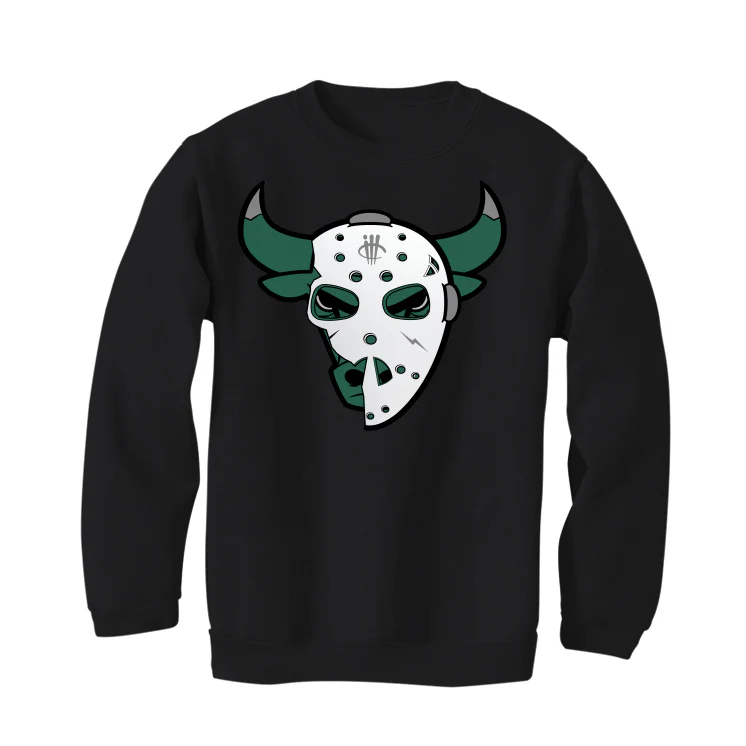 Air Jordan 1 High OG “Gorge Green” Black T-Shirt (Jason Mask) - Image 4