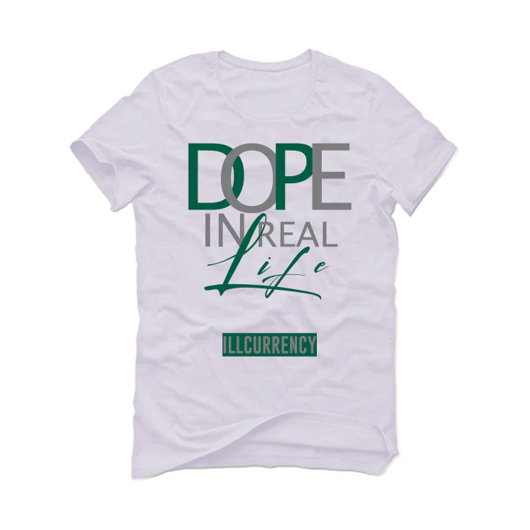 Air Jordan 1 High OG “Gorge Green” White T-Shirt (DOPE) - Image 2