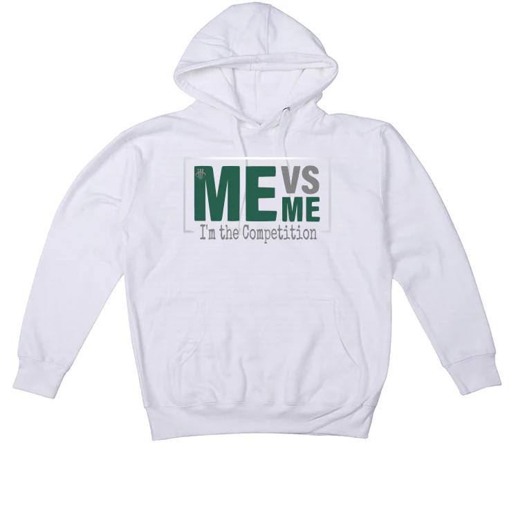 Air Jordan 1 High OG “Gorge Green” White T-Shirt (Me vs Me) - Image 3