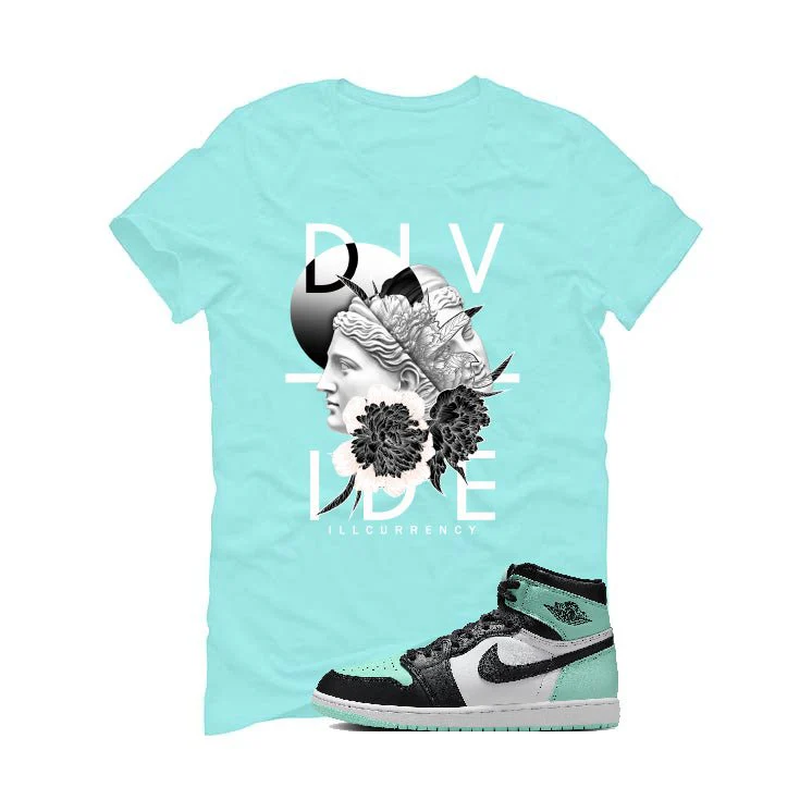 Air Jordan 1 High OG “Green Glow” | illcurrency Mint Green T-Shirt (Divide) - Image 2