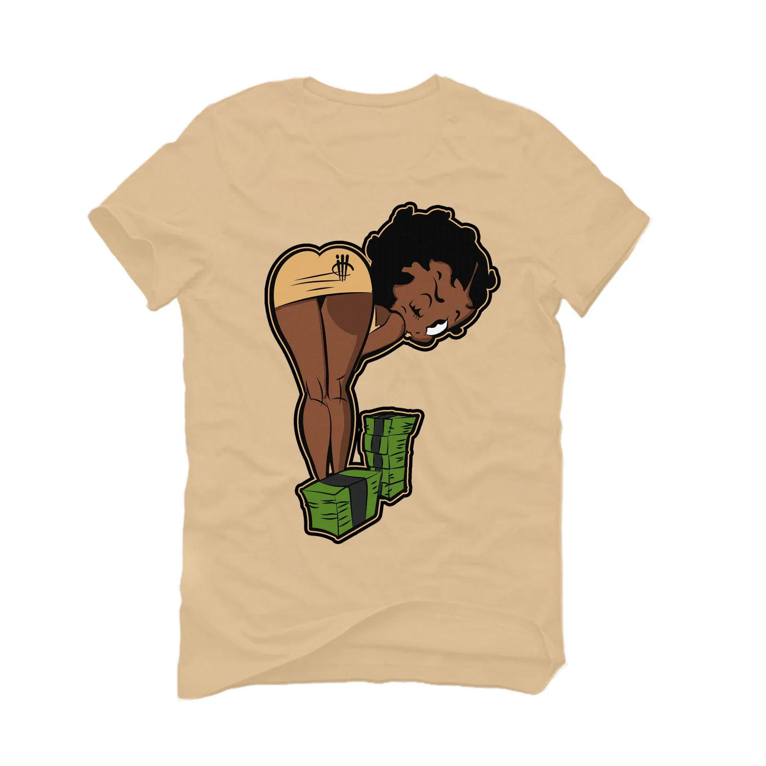 Air Jordan 1 High OG “Heirloom” Tan T-Shirt (BOO) - Image 2