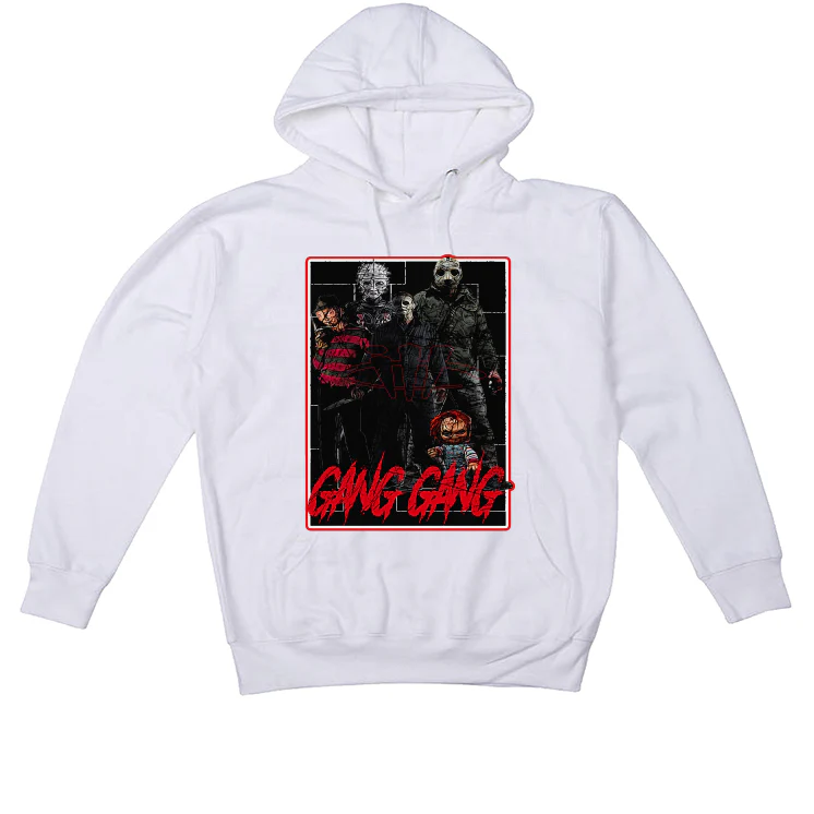 Air Jordan 1 High OG “Heritage" | illCurrency White T-Shirt (GANG GANG) - Image 3