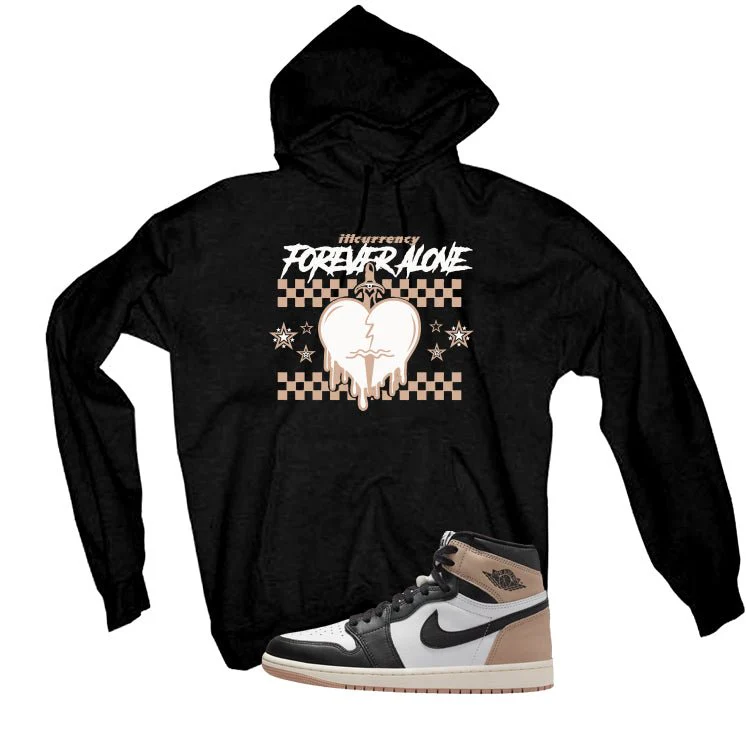 Air Jordan 1 High OG Latte Black T-Shirt (Forever Alone)| illcurrency - Image 3
