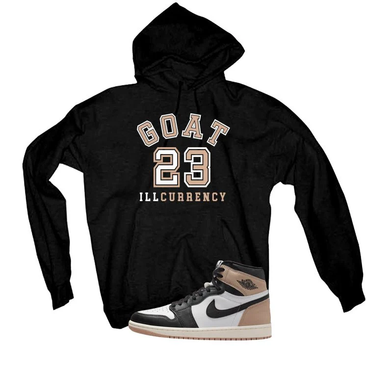 Air Jordan 1 High OG Latte Black T-Shirt (GOAT 23)| illcurrency - Image 3