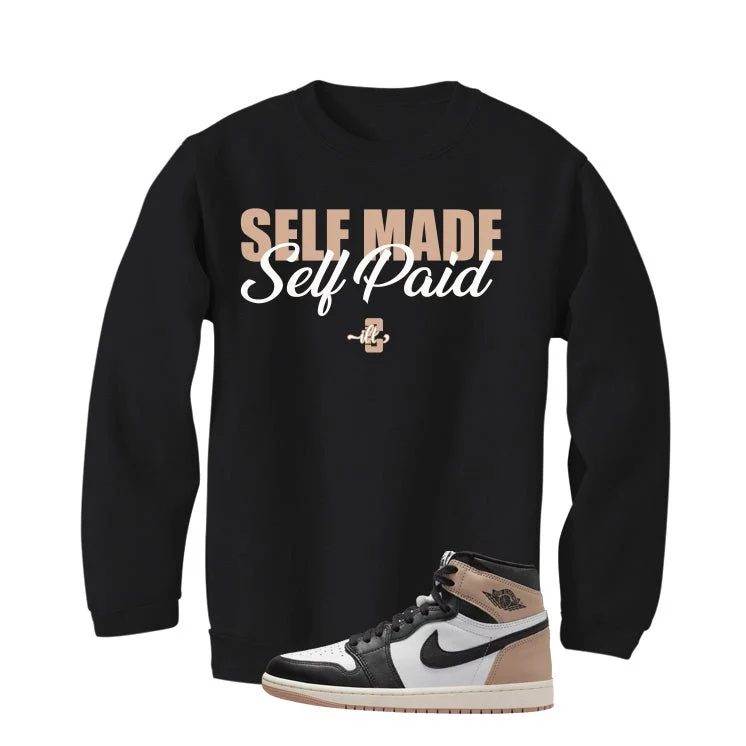 Air Jordan 1 High OG Latte Black T-Shirt (Self Made Self Paid)| illcurrency - Image 4