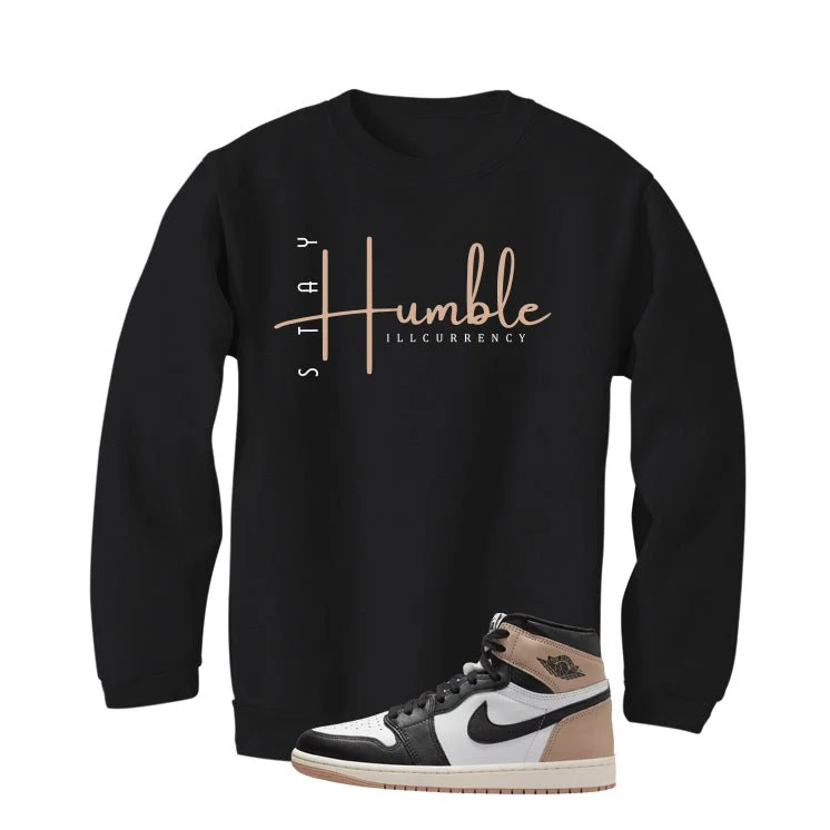 Air Jordan 1 High OG Latte Black T-Shirt (Stay Humble)| illcurrency - Image 4