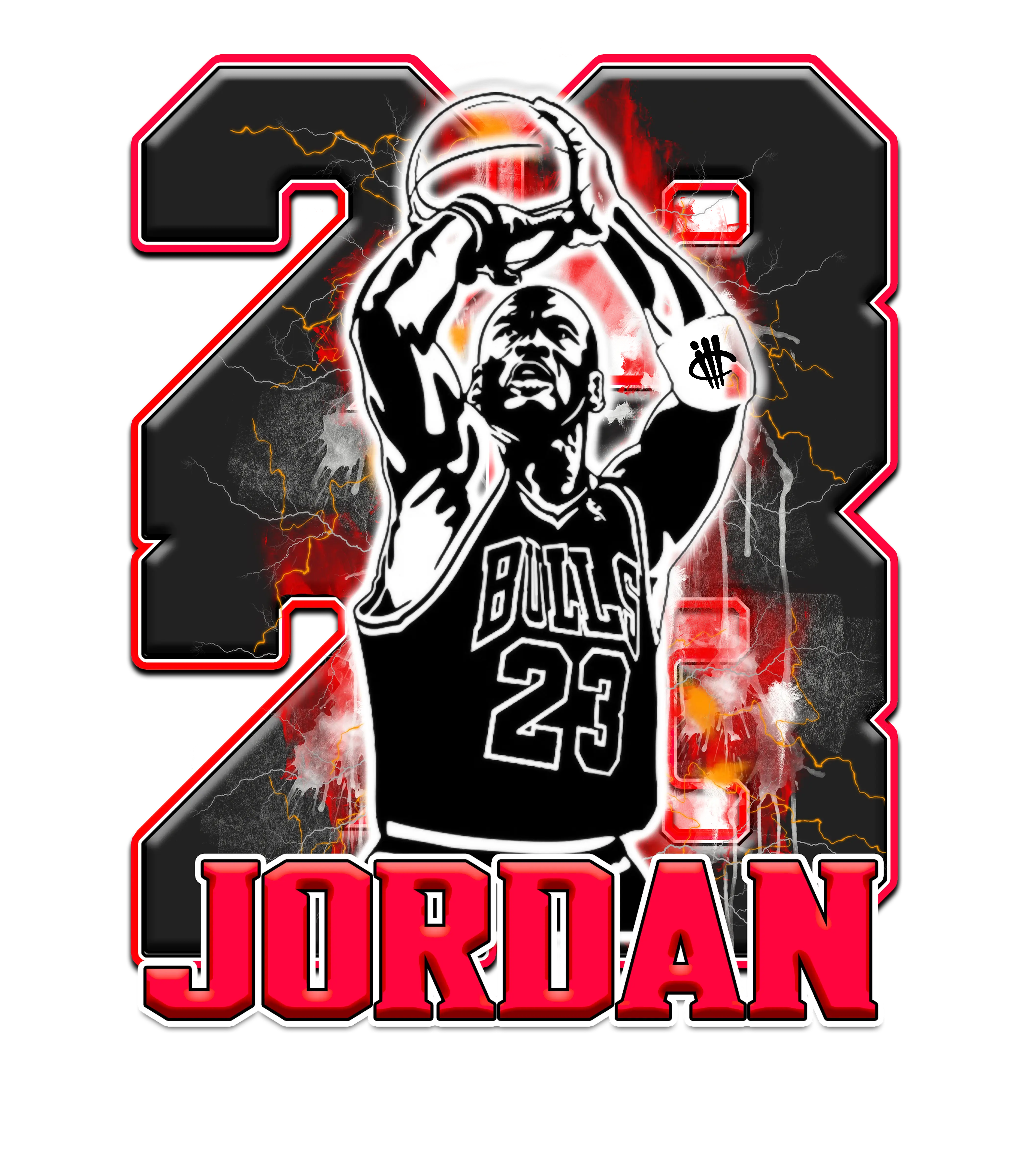 Air Jordan 1 High OG “Lost & Found” Black T-Shirt (Jordan)