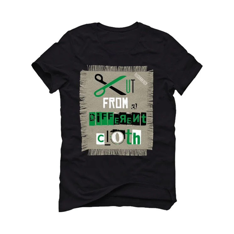 Air Jordan 1 High OG “Lucky Green” | illcurrency Black T-Shirt (Cut from a different cloth) - Image 2