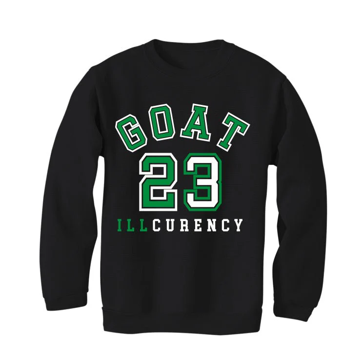 Air Jordan 1 High OG “Lucky Green” | illcurrency Black T-Shirt (GOAT 23) - Image 4