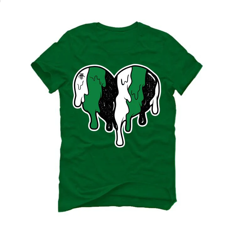 Air Jordan 1 High OG “Lucky Green” | illcurrency Pine Green T-Shirt (HEART) - Image 2