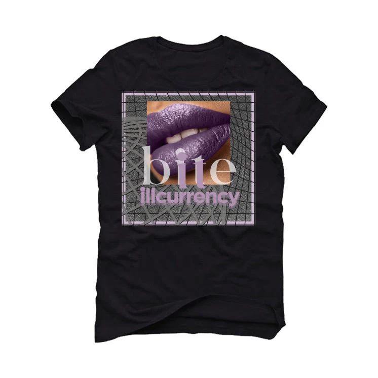 Air Jordan 1 High OG Mauve - Black T-Shirt (BITE IT) - Image 2