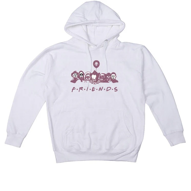Air Jordan 1 High OG Mauve | ILLCURRENCY White T-Shirt (Friends) - Image 3