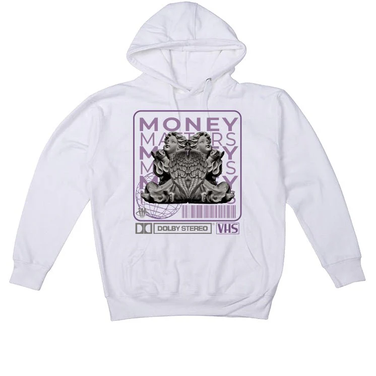Air Jordan 1 High OG Mauve - White T-Shirt (MONEY MATTERS) - Image 3