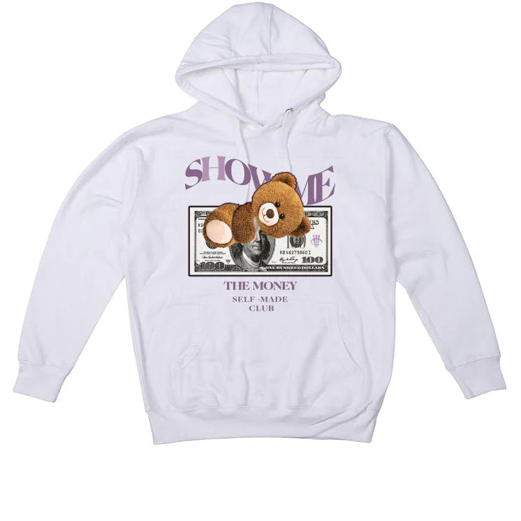Air Jordan 1 High OG Mauve - White T-Shirt (SHOW ME) - Image 3