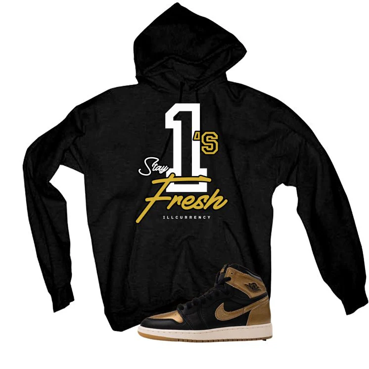 Air Jordan 1 High OG Metallic Gold Black T-Shirt (Stay Fresh)| illcurrency - Image 3